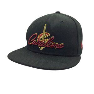 New Era Cleveland Cavaliers 9Fifty Youth Snapback Hat Black/Red NBA Logo